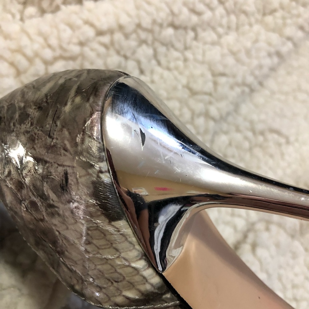 Aldo Snake Skin Heels - Size 35 - Picture 5 of 5